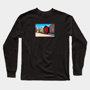 Beach Huts Long Sleeve T-Shirt